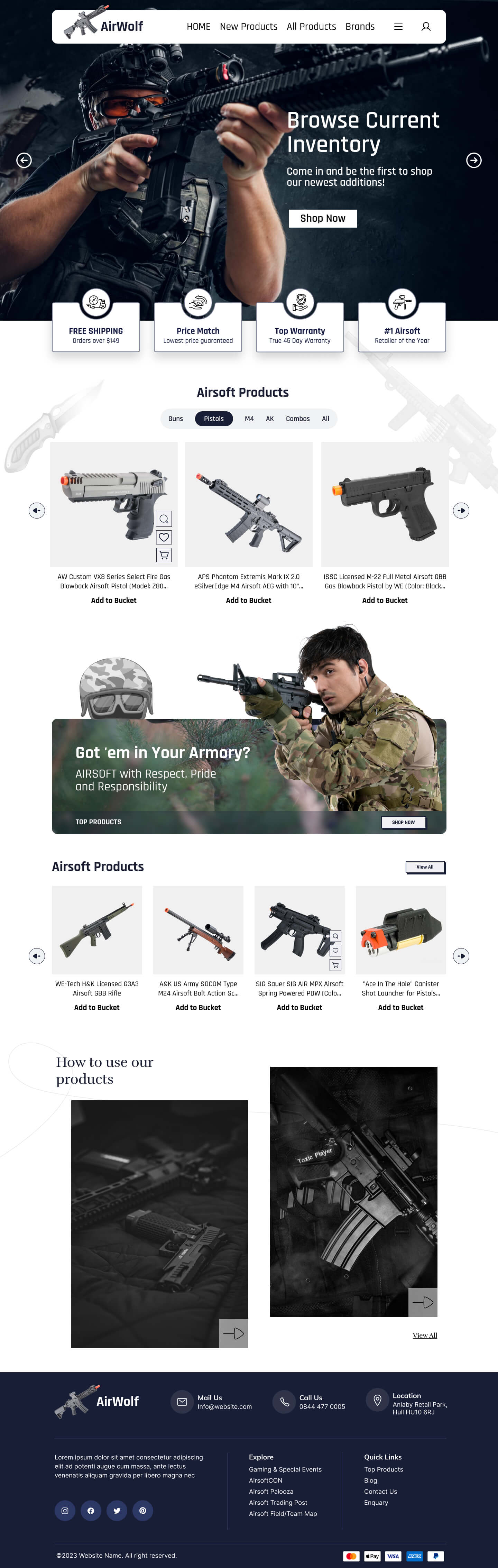 Air Wolf Full Website